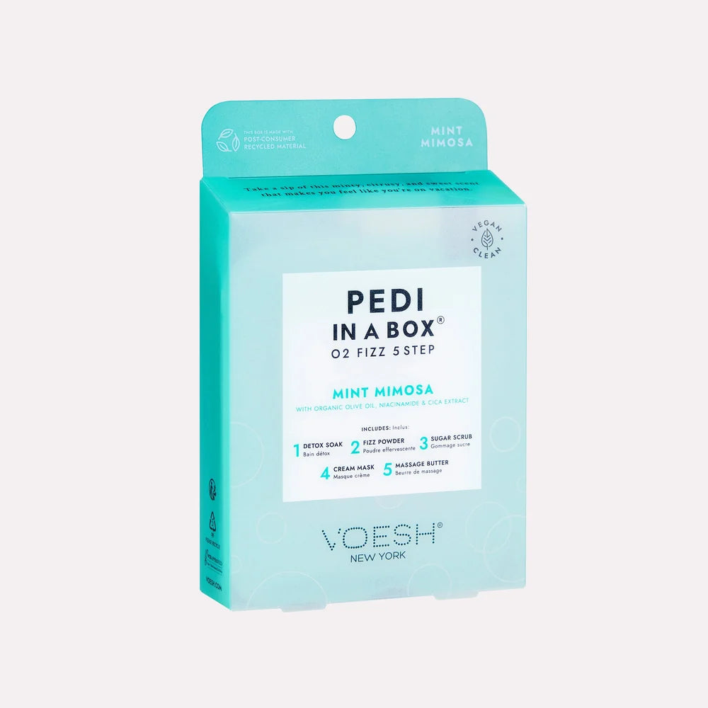 VOESH PEDI IN A BOX O2 FIZZ 5 STEP - Nex Beauty Supply