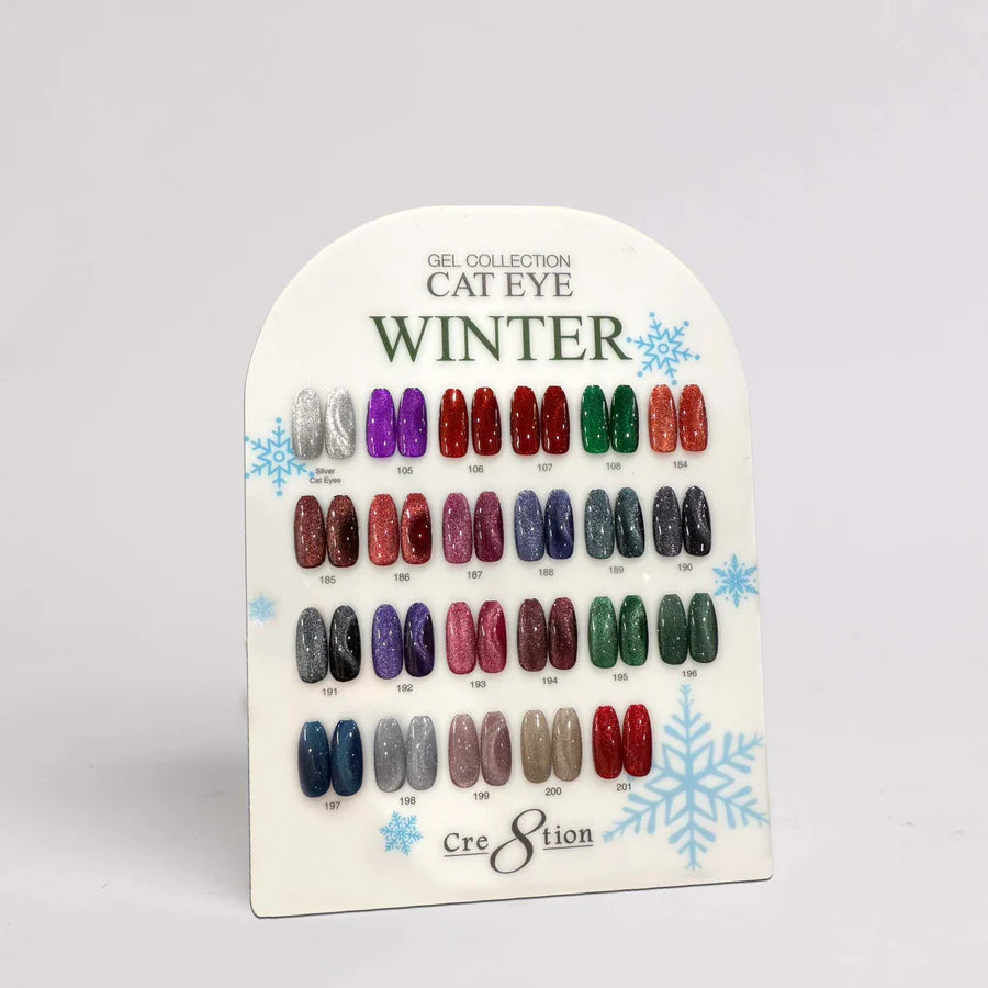 Cre8tion - Cat Eye Winter & Silver 23 colors (105-108 & 184-201)