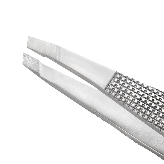 Tweezerman Wide Grip Slant Tweezer - Nex Beauty Supply