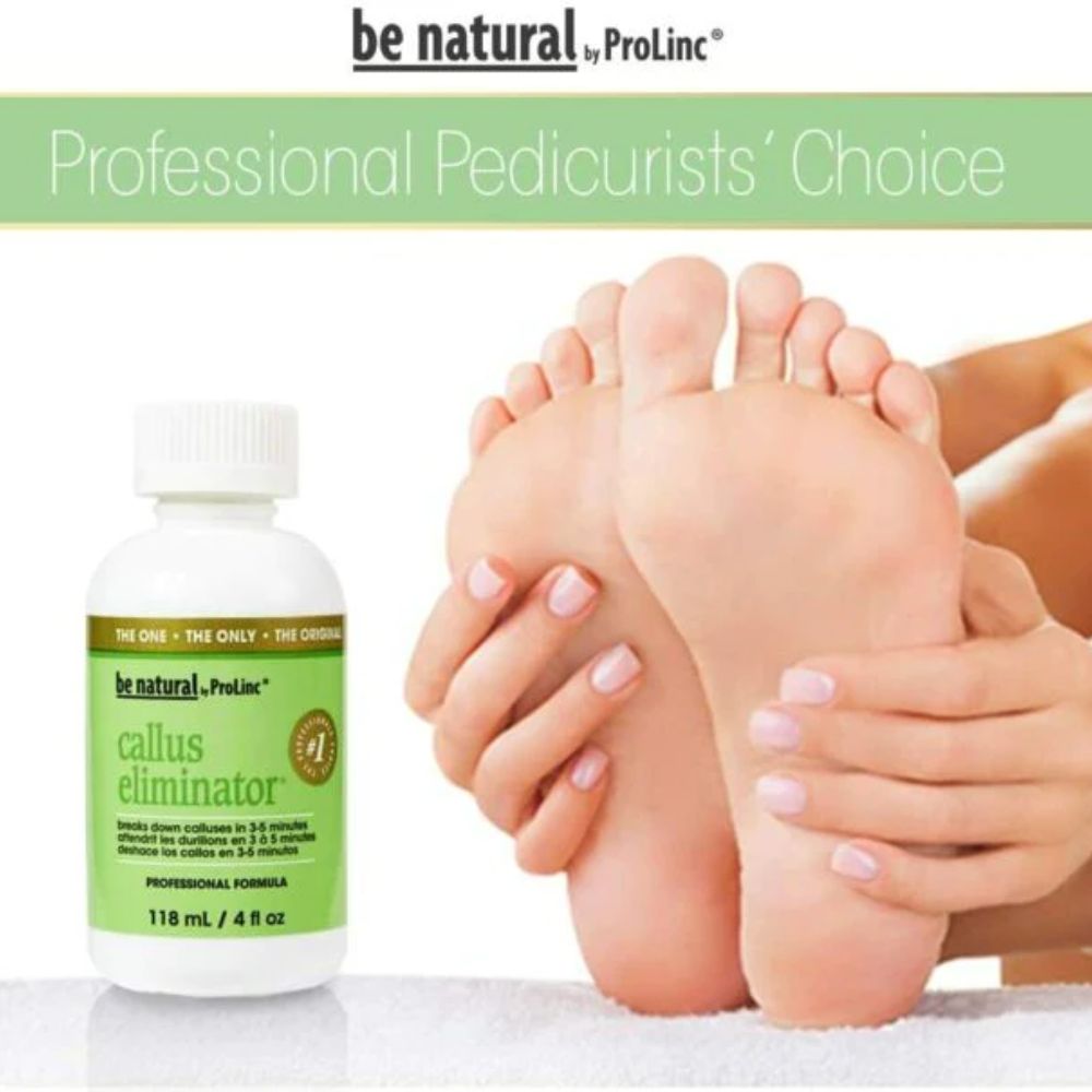 ProLinc Be Natural Callus Eliminator – 4oz Pedicure Treatment (Made In USA)