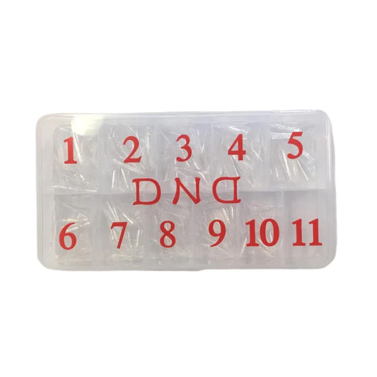 TIP BOX- Clear Stiletto DND