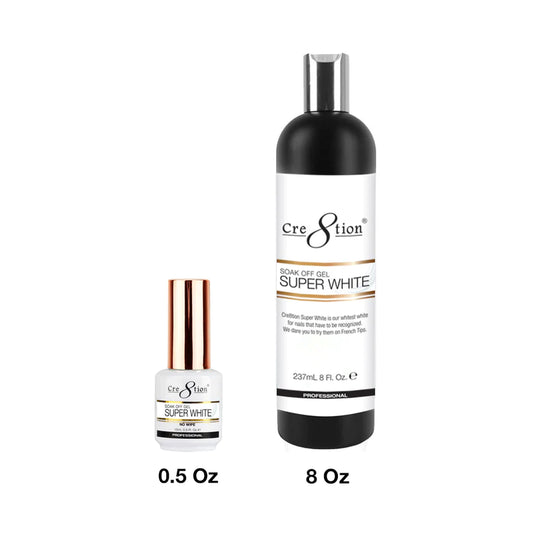Cre8tion Soak Off Gel - Super White