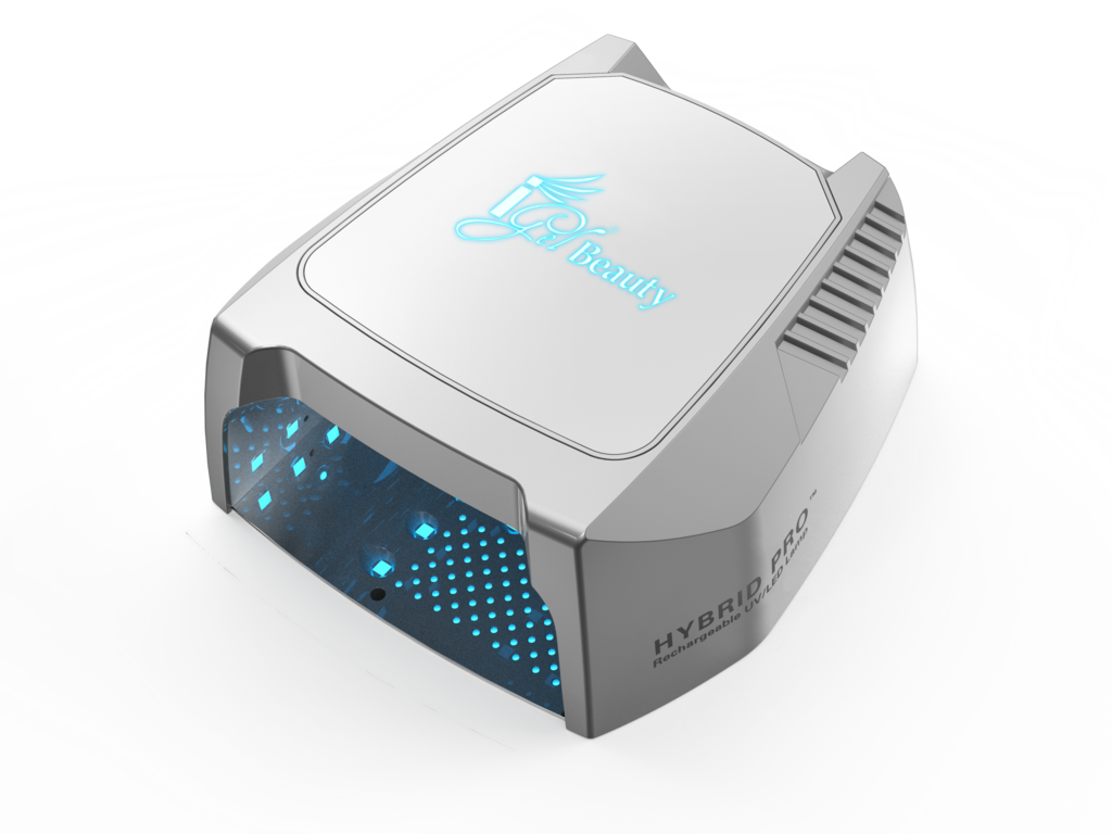 iGel Beauty- HYBRID PRO WIRELESS RECHARGEABLE UV/LED LAMP SILVER - Nex Beauty Supply