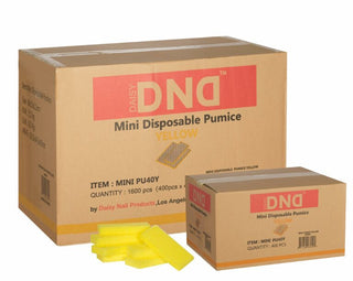DND Mini Disposable Pumice- Yellow