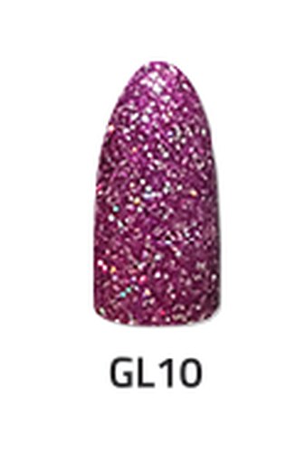 Chisel Acrylic & Dipping Glitter #10