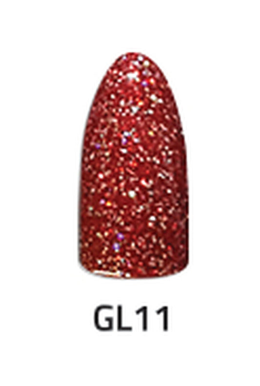 Chisel Acrylic & Dipping Glitter #11