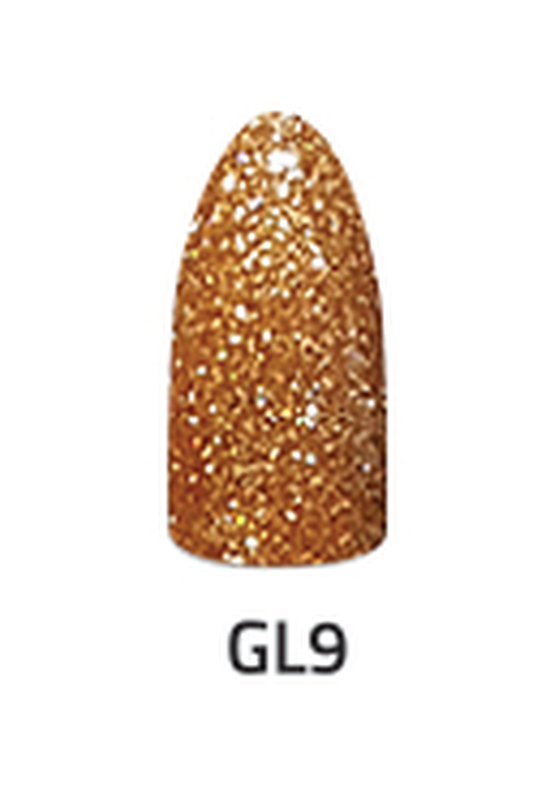 Chisel Acrylic & Dipping Glitter #09