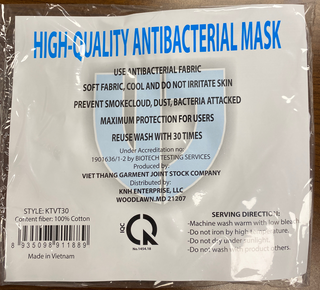 FACE MASK- WASHABLE 2 PLY (PACK 2) - Nex Beauty Supply