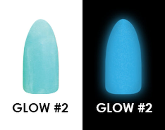 CHISEL ACRYLIC & DIPPING 2 OZ - GLOW #02