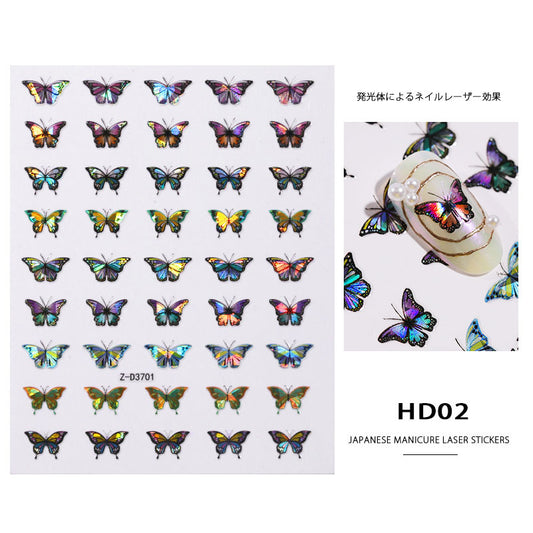 Nail Art Decal Butterfly - Nex Beauty Supply