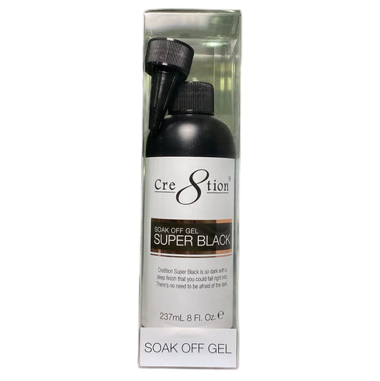 Cre8tion Soak Off Gel - Super Black
