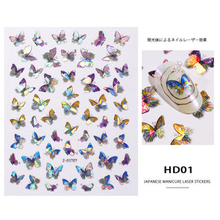 Nail Art Decal Butterfly - Nex Beauty Supply