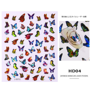 Nail Art Decal Butterfly - Nex Beauty Supply