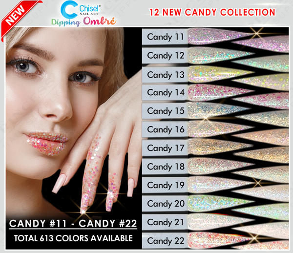 Candy Chisel Chisel Candy Full Collection - 22 colors – Nex Beauty Supply
